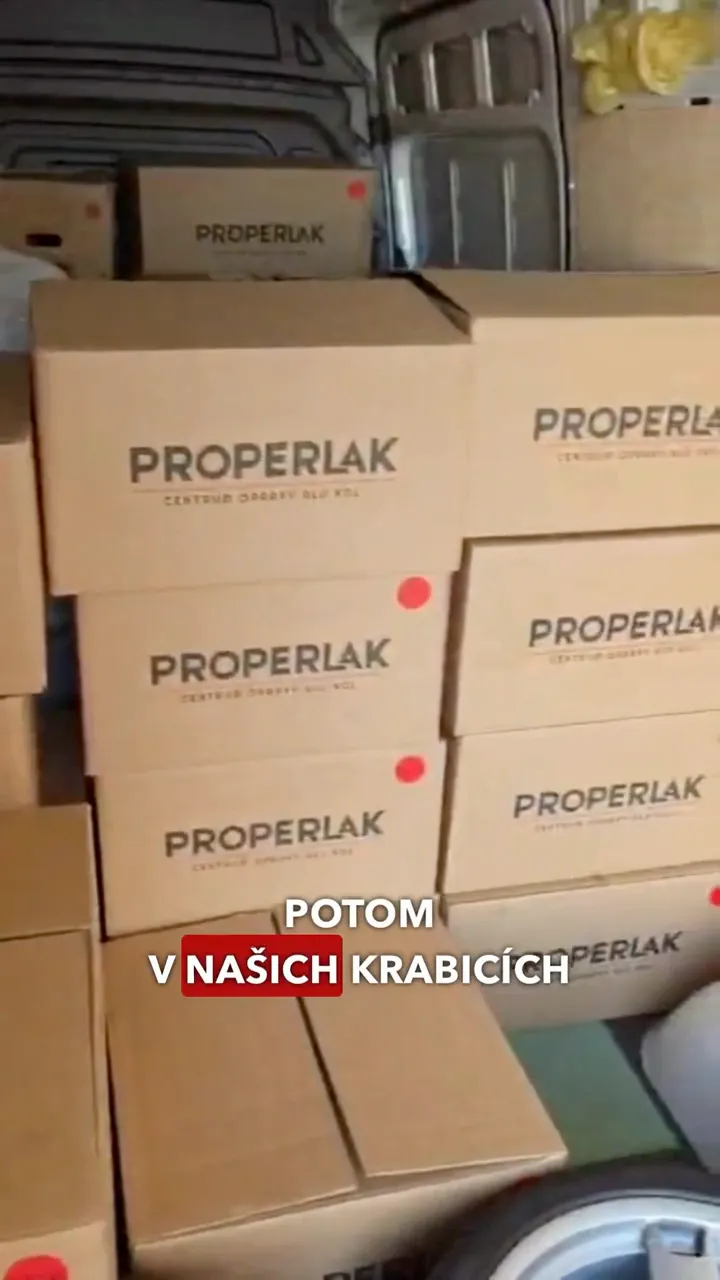 Video abspielen: wie wir die Felgen für den Transport verpacken