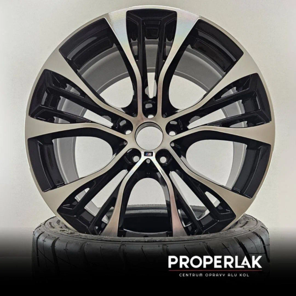 21" BMW - Černý lesk + CNC – felújítás után