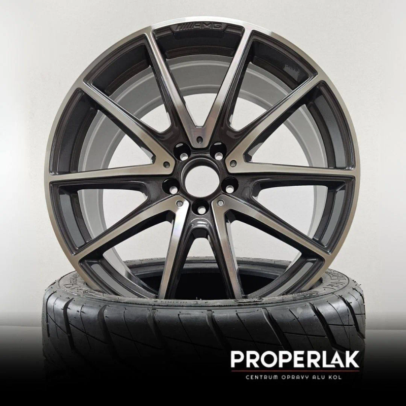 20" AMG - Himalayan Grey – nach der Aufbereitung