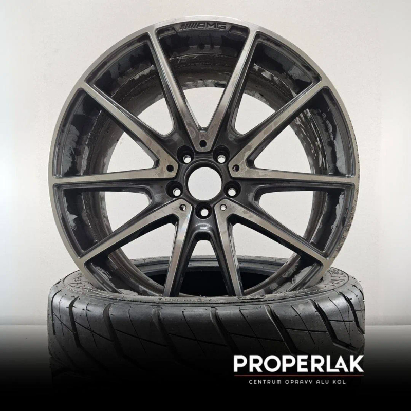 20" AMG - Himalayan Grey – vor der Aufbereitung