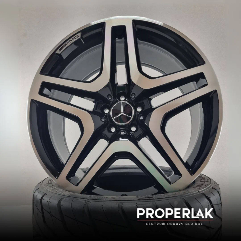 21" AMG - Černý lesk – nach der Aufbereitung