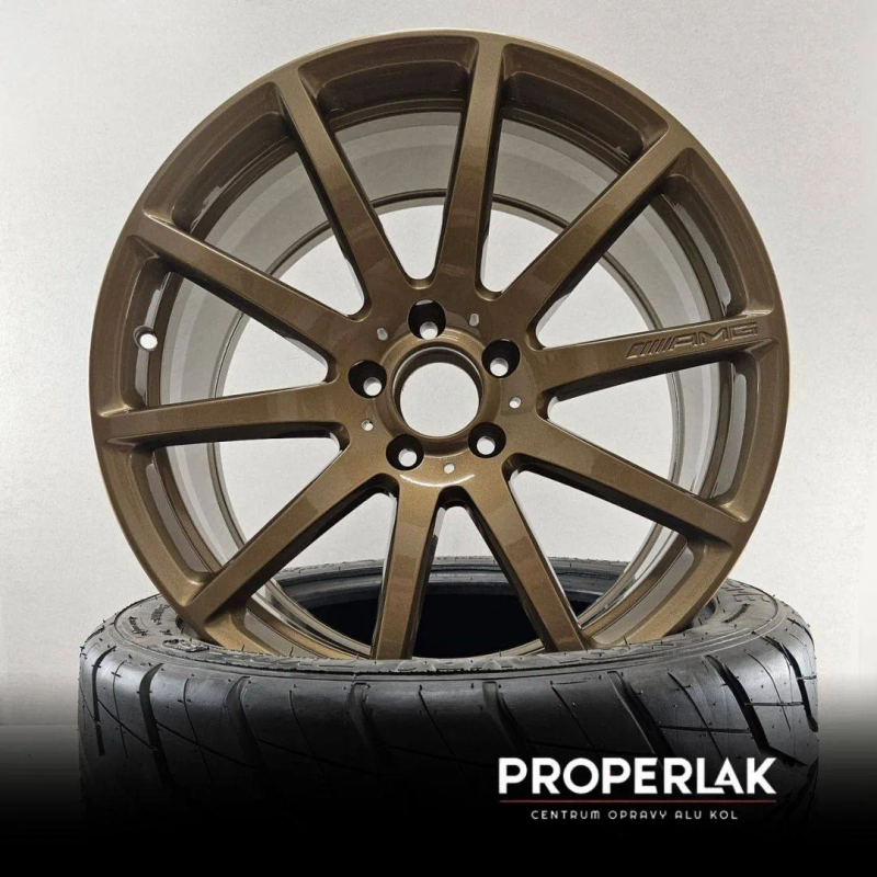 19" AMG - Lambo Bronz lesk – nach der Aufbereitung